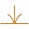 Ekena Millwork Richland Rough Sawn Timber Gable Bracket, Western Red Cedar, 108"W x 72"H x 4"D x 4"F, 16/12 Pitch GBW108X72X0404RIC00RWR - alternate 1